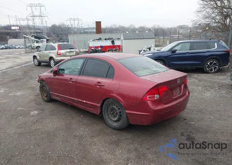 2007 Honda Civic Lx z USA, uszkodzony, nr VIN 2HGFA16597H504070